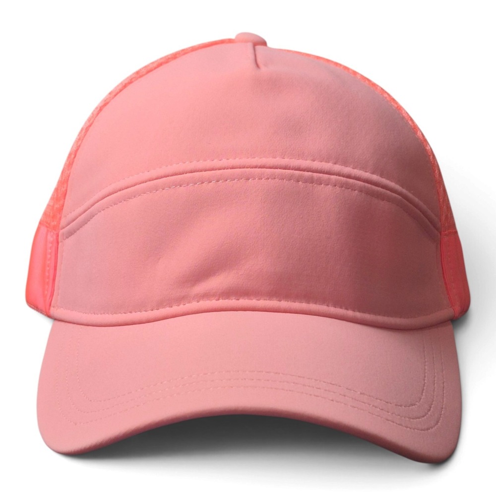 Lululemon Dash And Splash Cap II Coral Pink Mesh Running Adjustable Hat